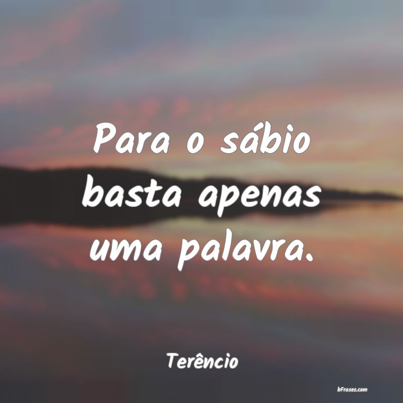 Frases de Terêncio